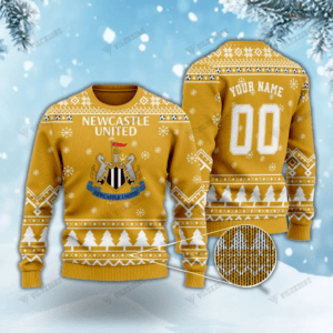 Newcastle United Christmas 3D Ugly Sweater Xmas VLZ 04