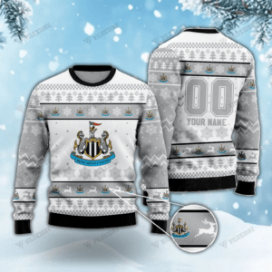 Newcastle United Christmas 3D Ugly Sweater Xmas VLZ 06