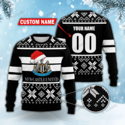 Newcastle United Christmas 3D Ugly Sweater Xmas VLZ 07