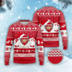 Arsenal FC Christmas 3D Ugly Sweaters Xmas VLZ 04