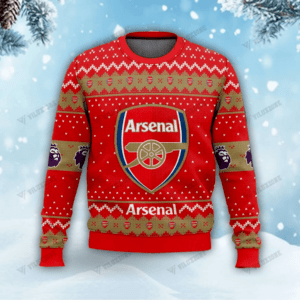 Arsenal FC Christmas 3D Ugly Sweaters Xmas VLZ 11