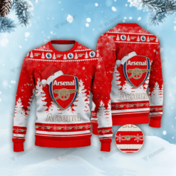 Arsenal FC Christmas 3D Ugly Sweaters Xmas VLZ 12