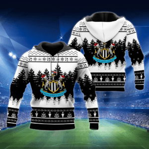 Newcastle United F.C. 3D Xmas Full Printing Set 01 ( Hoodie, Zip Hoodie, Short, Hawaii,...) - LH