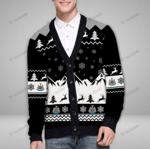 Newcastle United F.C Christmas 3D Cardigan Xmas VLZ 01