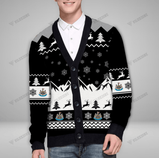 Newcastle United F.C Christmas 3D Cardigan Xmas VLZ 01
