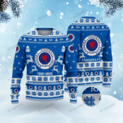 Rangers FC Christmas 3D Ugly Sweaters Xmas VLZ 02