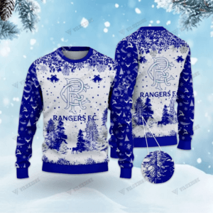 Rangers FC Christmas 3D Ugly Sweaters Xmas VLZ 03