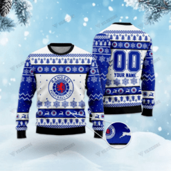 Rangers FC Christmas 3D Ugly Sweaters Xmas VLZ 04