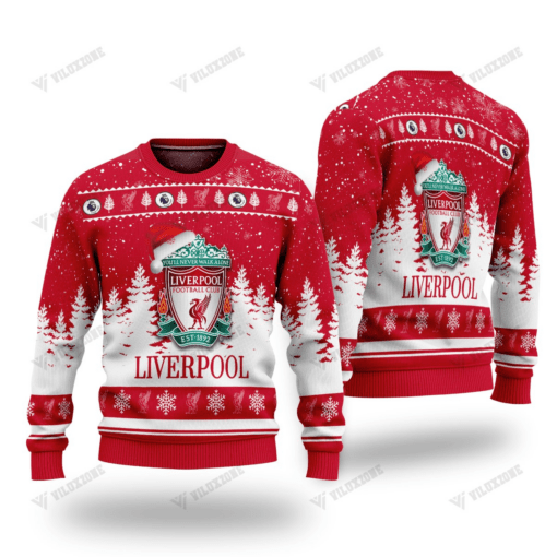 Liverpool FC Christmas 3D Ugly Sweater Xmas VLZ 08