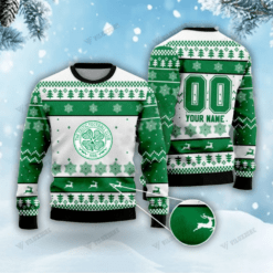 Celtic FC Christmas 3D Ugly Sweater Xmas VLZ 03