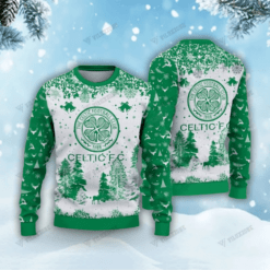 Celtic FC Christmas 3D Ugly Sweater Xmas VLZ 04