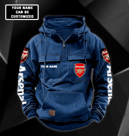 Arsenal F.C. Cargo Hoodie PM314 - LH - Image 2