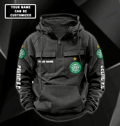 CELTIC F.C. Cargo Hoodie PM317 - LH - Image 3