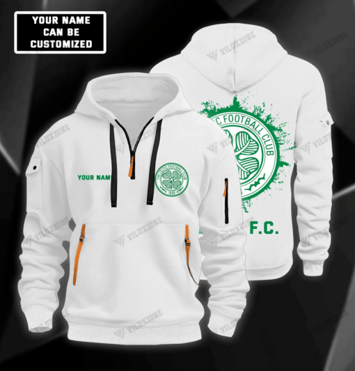 CELTIC F.C. Quarter Zip Hoodie PM317 - LH