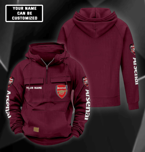 Arsenal F.C. Cargo Hoodie PM314 - LH - Image 6