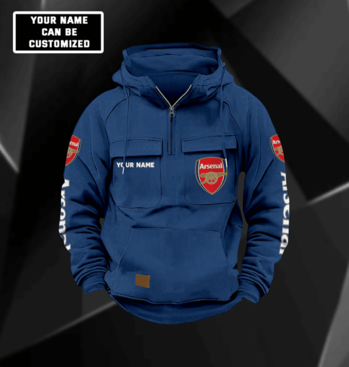 Arsenal F.C. Cargo Hoodie PM714 - LH - Image 6