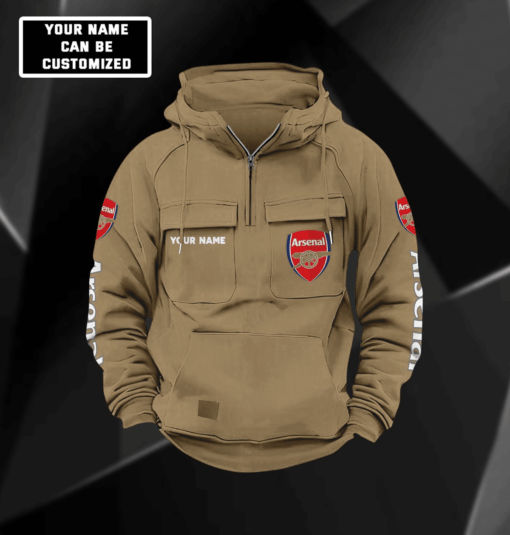 Arsenal F.C. Cargo Hoodie PM714 - LH - Image 8