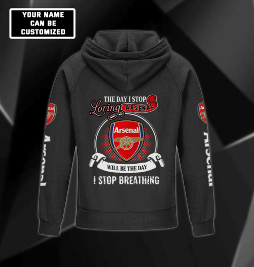Arsenal F.C. Cargo Hoodie PM714 - LH - Image 5