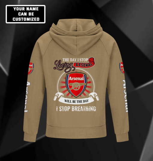 Arsenal F.C. Cargo Hoodie PM714 - LH - Image 9