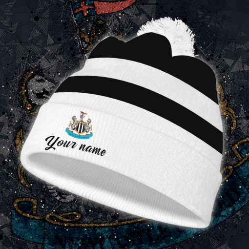 Newcastle United F.C. Woolen Hat With Ball & Leather Jacket PM34 - LH - Image 5