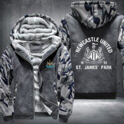 Newcastle United ST James Park Fleece Zip Hoodies Jacket PM45 - LH