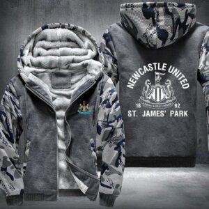 Newcastle United ST James Park Fleece Zip Hoodies Jacket PM45 - LH