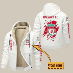 Liverpool F.C. Zip Hoodie Velvet PM342 - LH