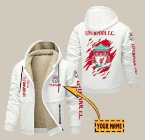 Liverpool F.C. Zip Hoodie Velvet PM342 - LH