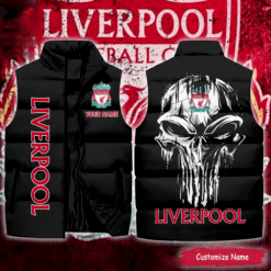 Liverpool F.C. Personalize Sleeveless Down Jacket PM444 - LH