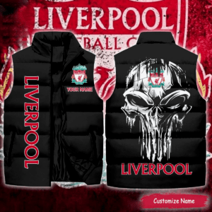Liverpool F.C. Personalize Sleeveless Down Jacket PM444 - LH