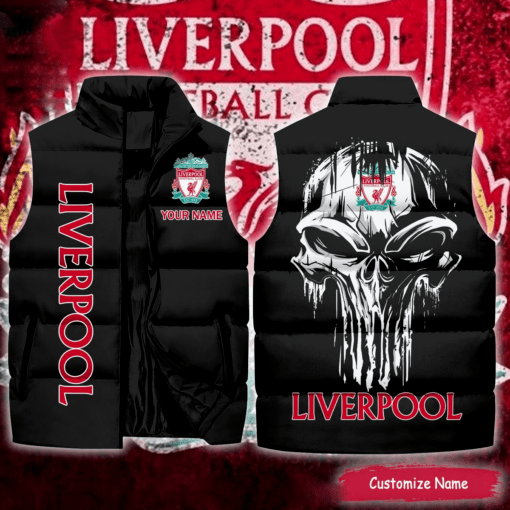 Liverpool F.C. Personalize Sleeveless Down Jacket PM444 - LH