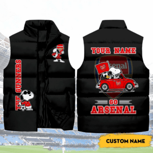Arsenal F.C. Personalize Sleeveless Down Jacket PM444 - LH