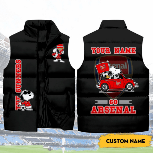 Arsenal F.C. Personalize Sleeveless Down Jacket PM444 - LH