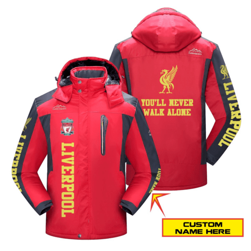 Liverpool F.C Waterproof Fleece Jacket PM354 - LH - Image 3