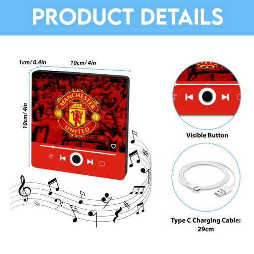 Manchester United F.C. Music Fridge Magnet 34 - LH - Image 5