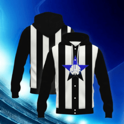 Newcastle United F.C. Hooded Baseball Jacket PM4545 - LH