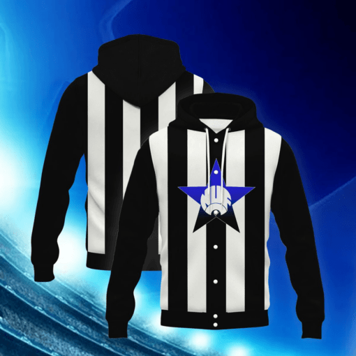 Newcastle United F.C. Hooded Baseball Jacket PM4545 - LH