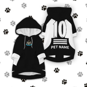 Newcastle United F.C Cute Custom Name & Number Pet Hoodie PM45 - LH