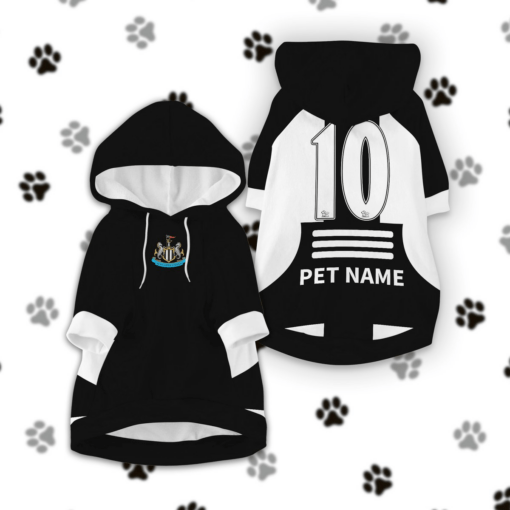 Newcastle United F.C Cute Custom Name & Number Pet Hoodie PM45 - LH