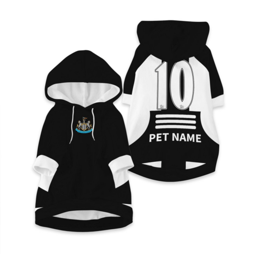 Newcastle United F.C Cute Custom Name & Number Pet Hoodie PM45 - LH - Image 2