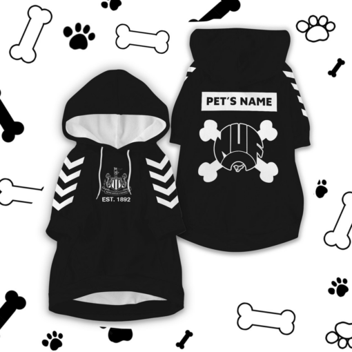 Newcastle United F.C Cute Custom Name & Number Pet Hoodie PM34 - LH
