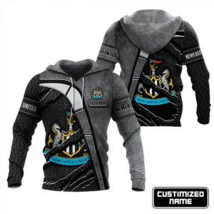 Newcastle United F.C. 3D Gray Full Printing Set ( Hoodie, Zip Hoodie, Short, T-shirt,...) - LH