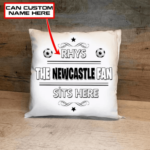 Newcastle United F.C. Personalised Pillow (with inner) PM34 - LH