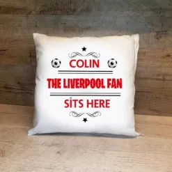 Liverpool FC Personalised Pillow (with inner) PM34 - LH
