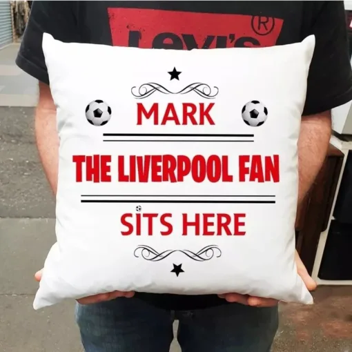 Liverpool FC Personalised Pillow (with inner) PM34 - LH - Image 2