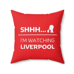 Liverpool Funny Quote Red Square Pillow (with inner) PM346 - LH