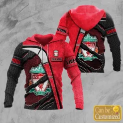 Liverpool F.C. 3D Red Full Printing Set ( Hoodie, Zip Hoodie, Short, T-shirt,...) - LH