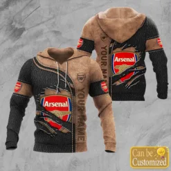 Arsenal F.C. 3D Full Printing Set ( Hoodie, Zip Hoodie, Short, T-shirt,...) - LH