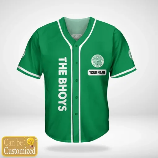 Celtic Football Club Baseball Jersey Custom Name PM345 - LH - Image 4