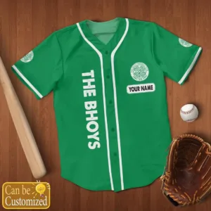 Celtic Football Club Baseball Jersey Custom Name PM345 - LH